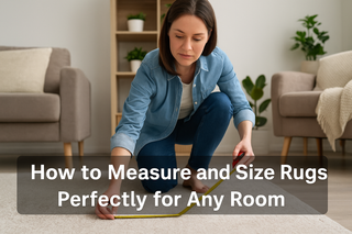 How to Measure and Size Rugs Perfectly for Any Room