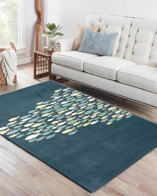 Fishy hand Tufted Carpet & Rug
