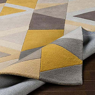 Carpet Planet Multicolor Triangle Hand Tufted Carpet