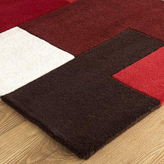 Red L-Box Hand Tufted Carpet