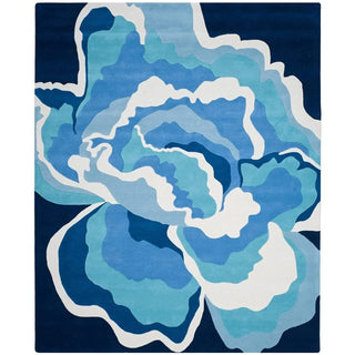 Aqua Splash Hand Tufted Carpet