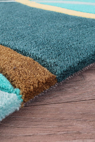 Pushkar Hand Tufted Runner Carpet & Rug