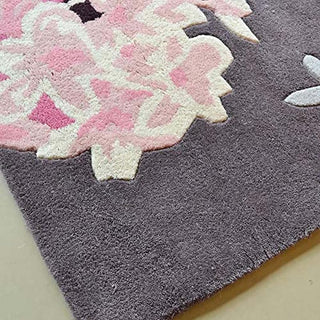 Flower Pattern Hand Tufted Carpet