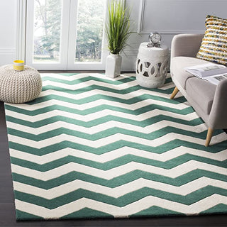 Hand Tufted Modern Design Wool Carpet for Living Room, Bedroom, Drawing Room and Hall -gray-ivory