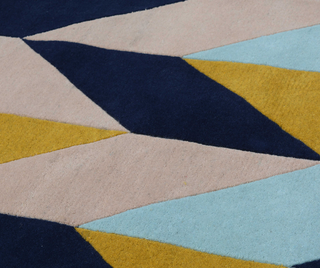 Carpet Planet Geometric Pattern Hand Tufted Wool Carpet