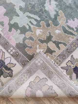Vibrant Oushak Hand Knotted Carpet & Rug