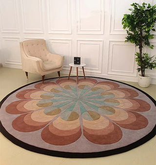 Cozyquo Round Hand Tufted Carpet & Rug