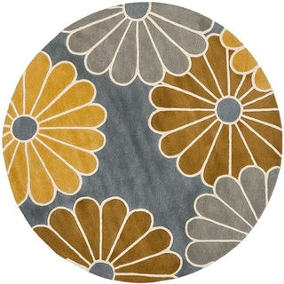 Roundelle Round Hand Tufted Carpet & Rug