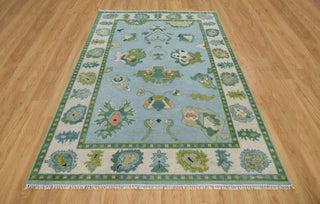 Jubilant Oushak Hand Knotted Carpet & Rug