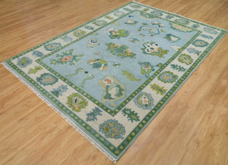Jubilant Oushak Hand Knotted Carpet & Rug